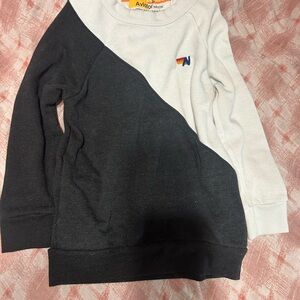 Aviator Nation Black and White Kids Sweatshirt